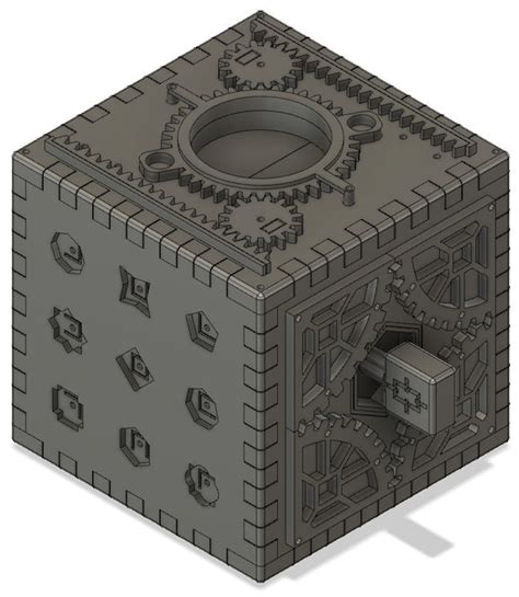 stl puzzle box
